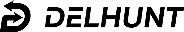 DELHUNT logo black 2